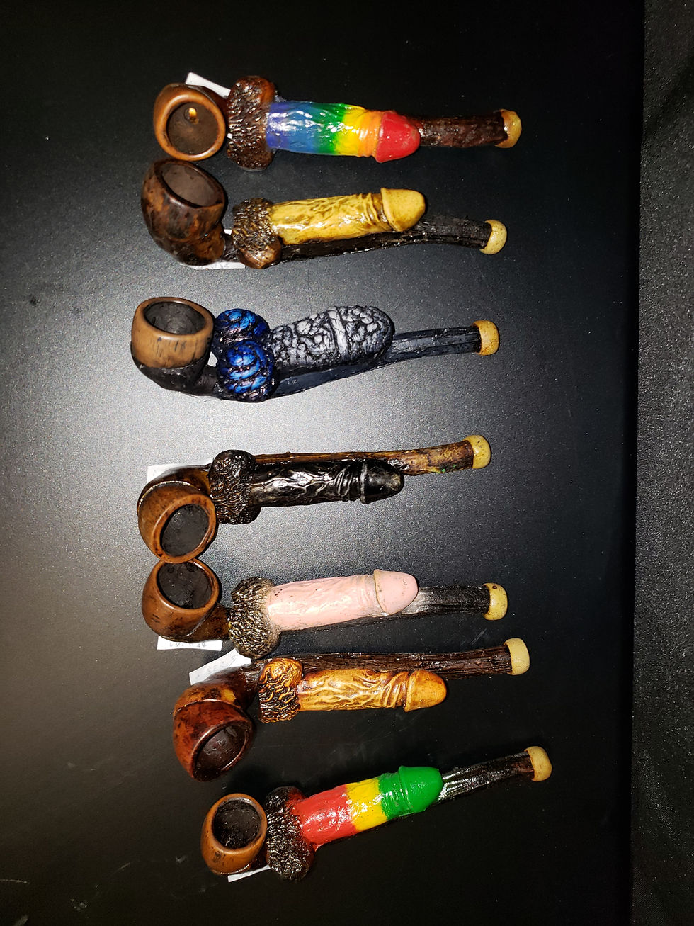 Peruvian Penis Pipes Kiss Glass