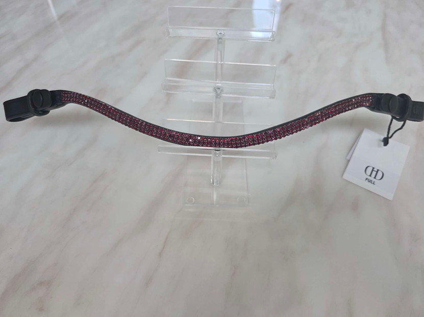 Rubilicious Red Petite Detachable Browband for Arabian horses