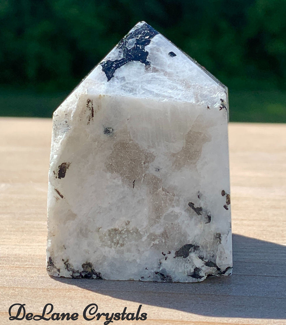 Rainbow Moonstone Top Polished Points