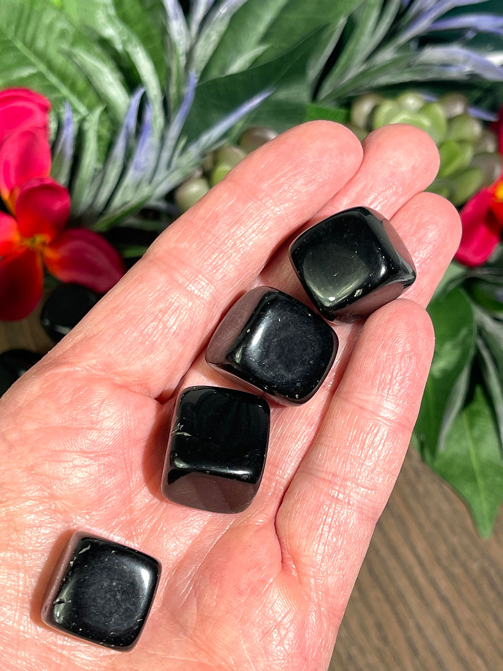 Tumbled Black Obsidian