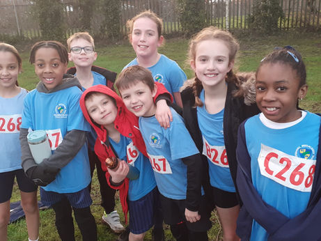 Cross country relay team.