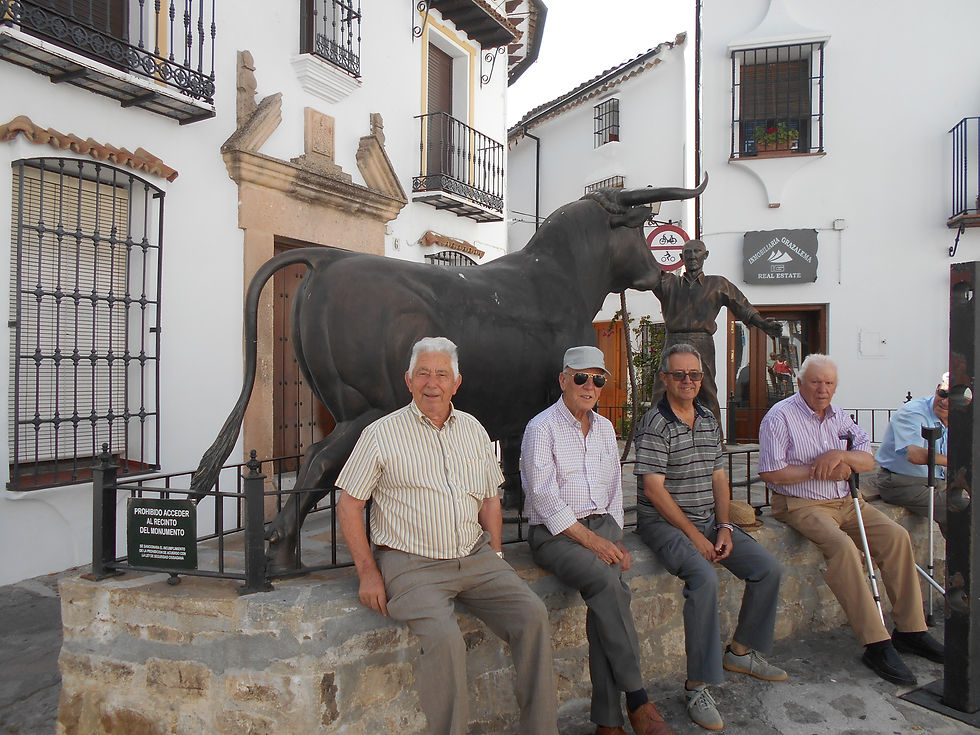 Locals ready for a chat