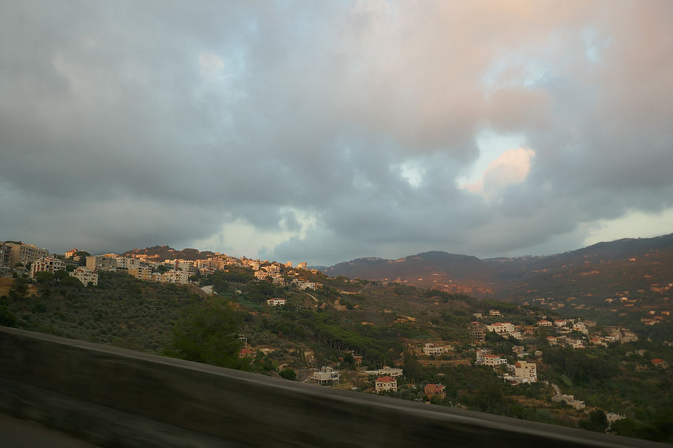 On the way to Beiteddine