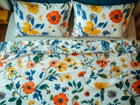 Buy Pure Cotton King Size Cotton Bedsheets online in India at best price