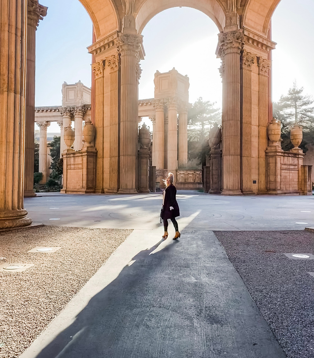 Rosanna ETC at the Palace of Fine Arts
