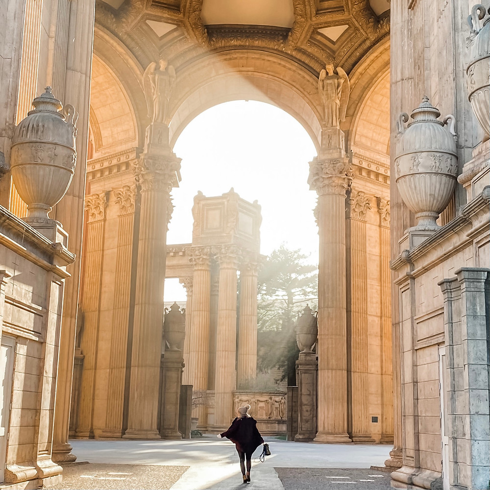 Rosanna ETC at the Palace of Fine Arts