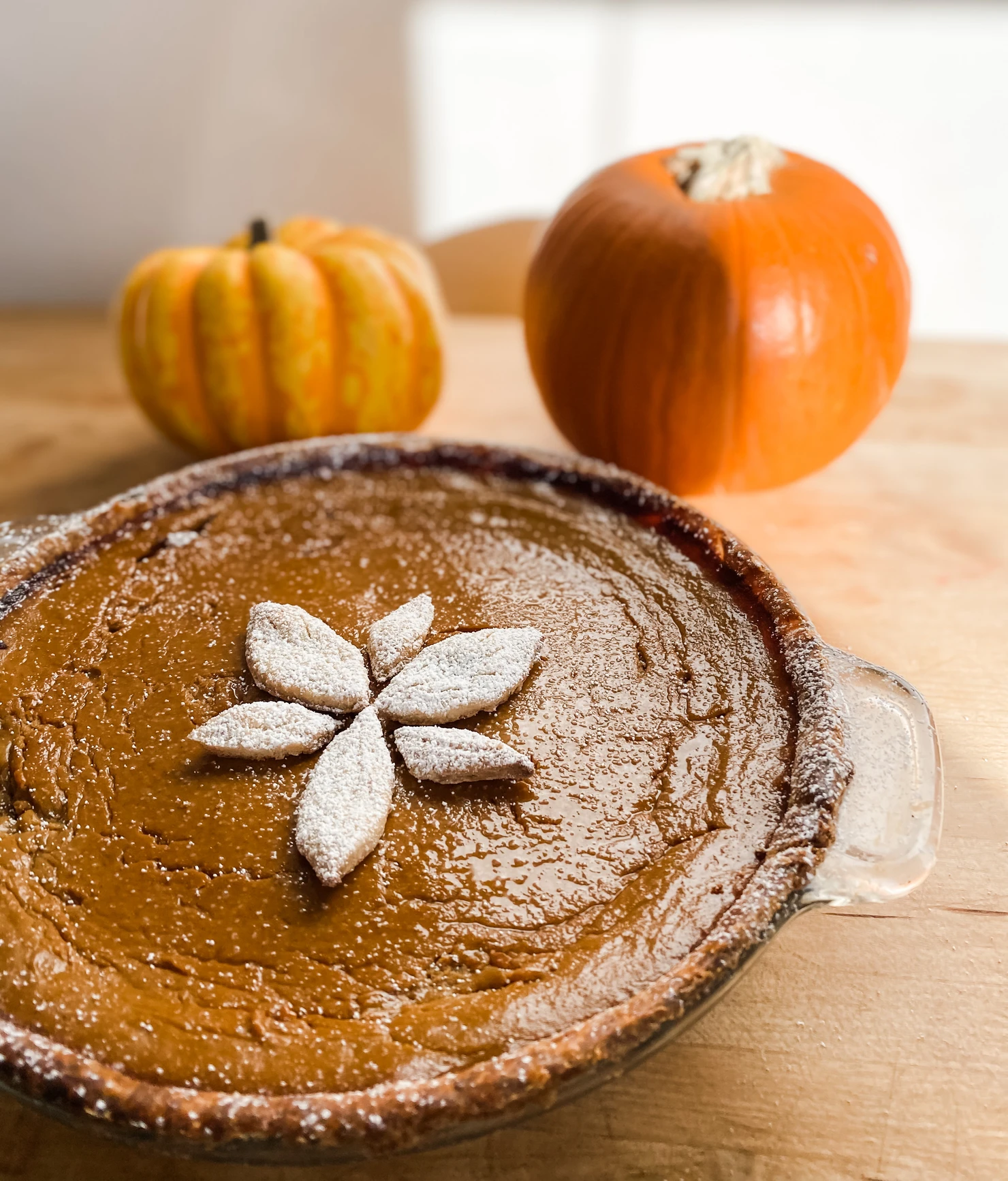 Pumpkin pie for Thanksgiving