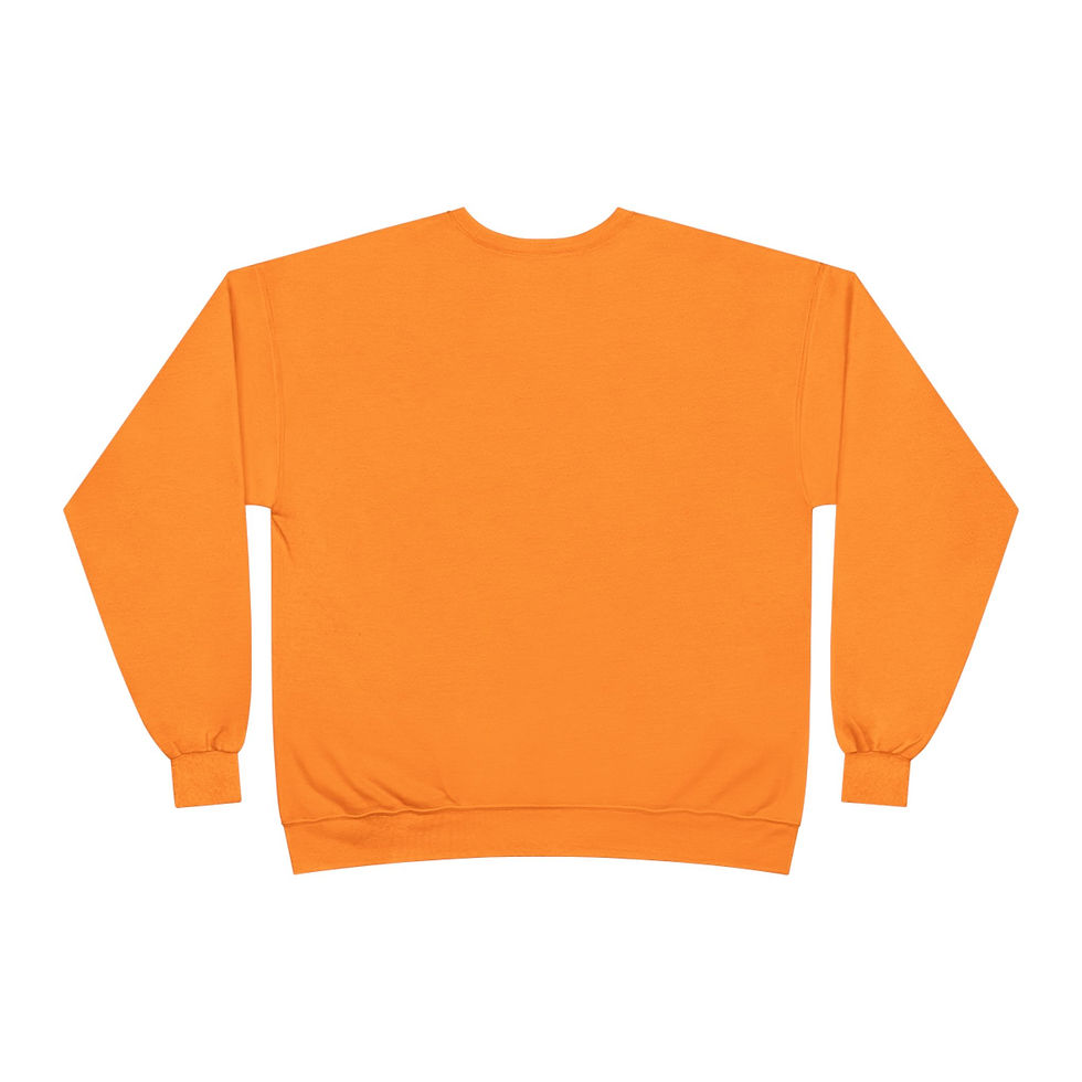 Thumbnail: Graphic Crewneck Sweatshirt — Subtle White 'F*ck Ice' Gothic Script