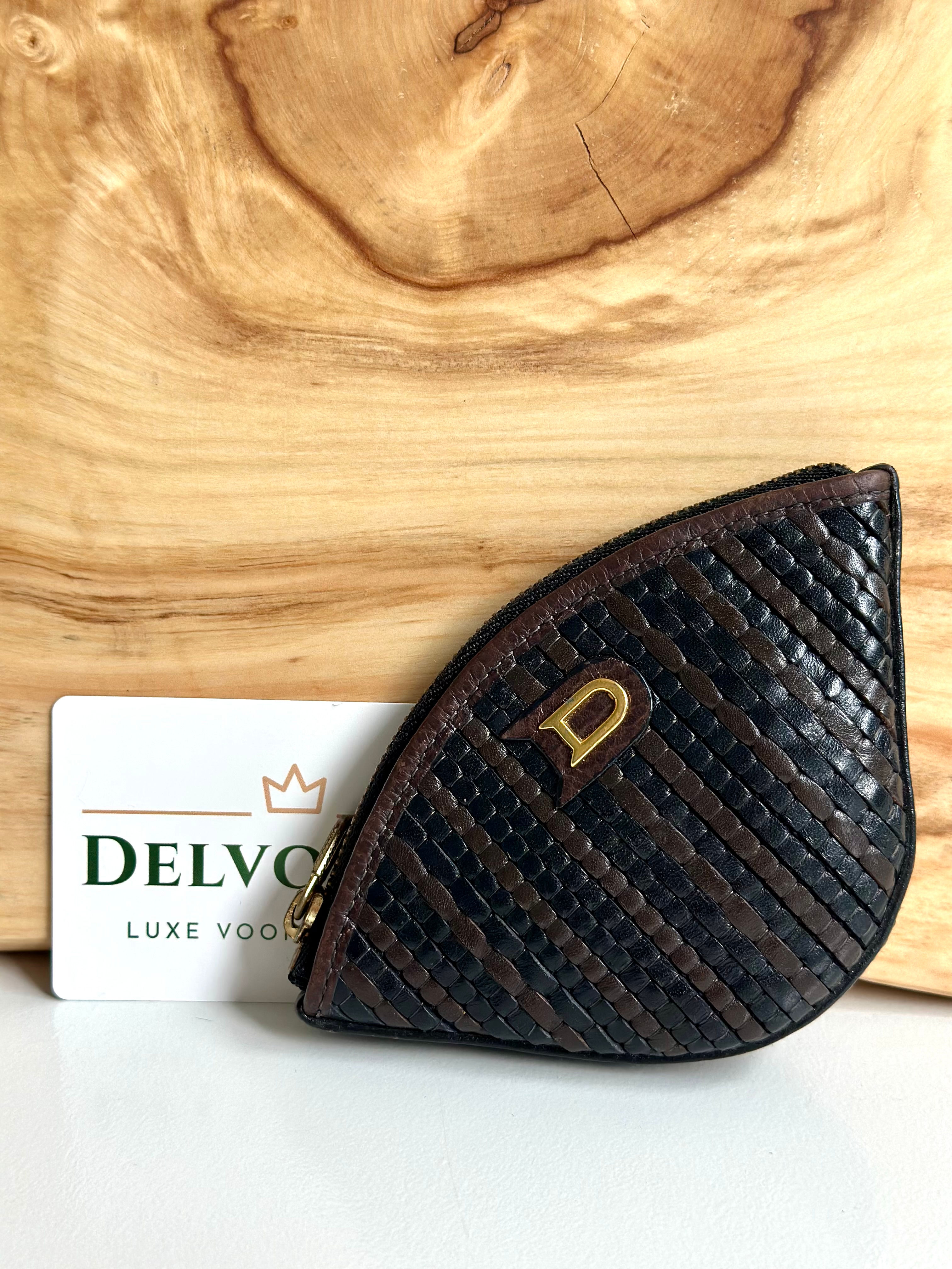 Delvaux geldbeugel Peche