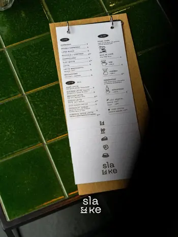 Menu de slake