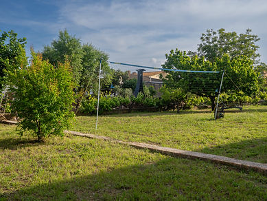 Exterior de la casa amb jardí