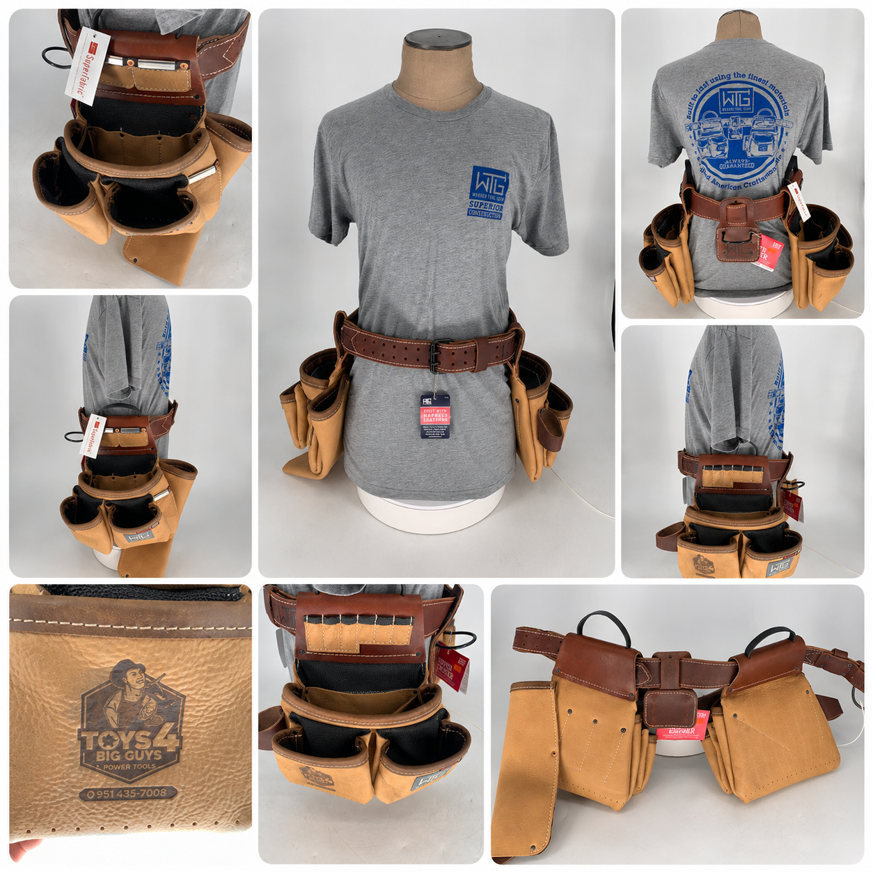 WEAVER TOOL GEAR Leather Super Roofer Tool Belt - 85202