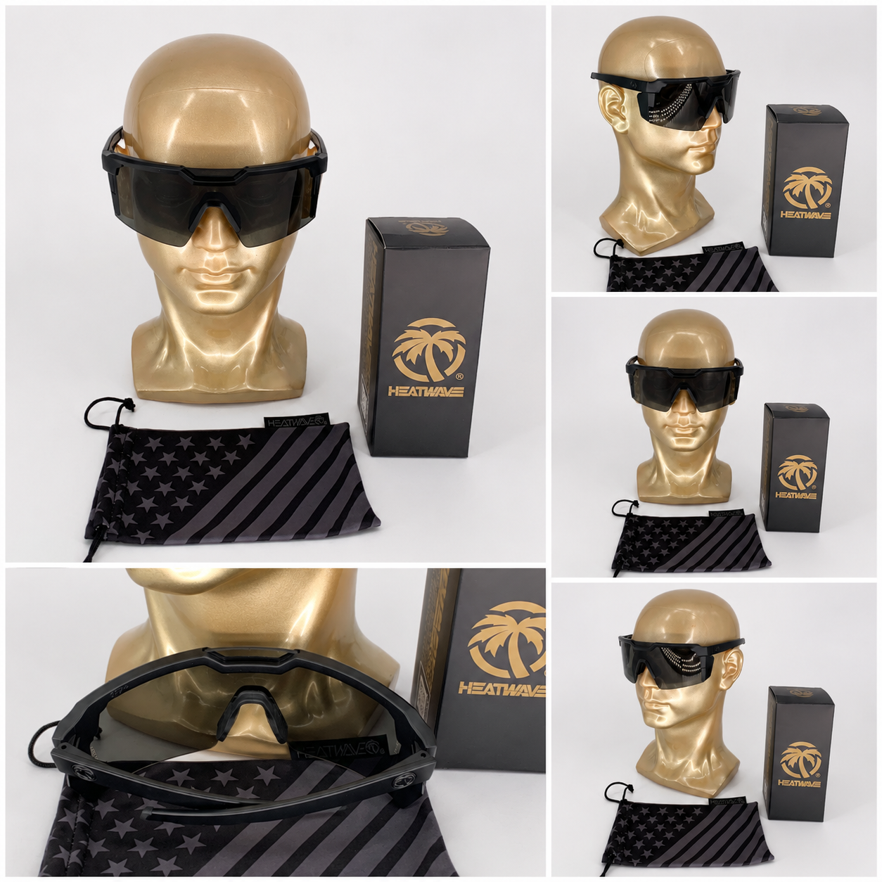 HEATWAVE FUTURE TECH Sunglasses: Black Z87+