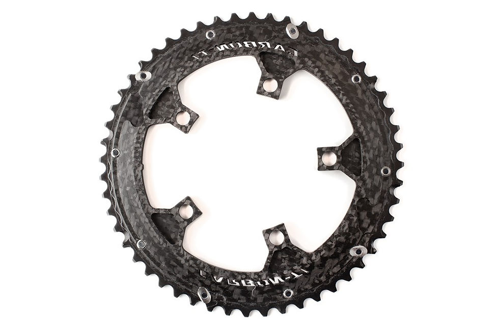 Thumbnail: Carbon-Ti X-CarboRing EVO 52T 110 BCD (5 Arms) Chainring