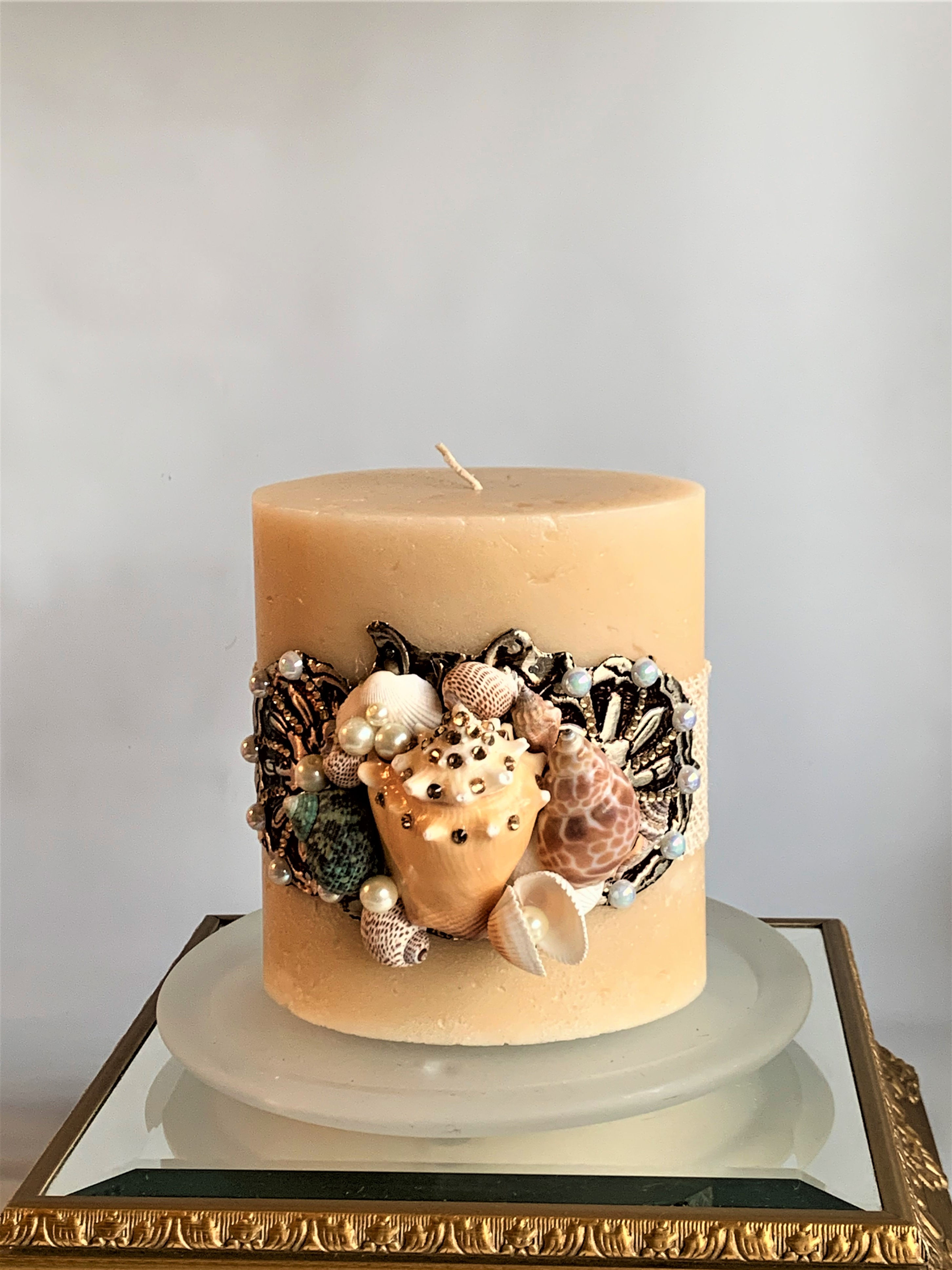 Seashell Candle