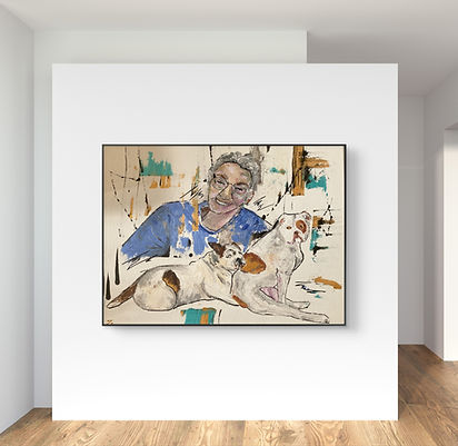 COMMISSIONED PORTRAIT by Jacqueline Zoffany Art