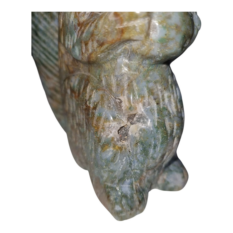 Thumbnail: Ocean Jasper Carved Squirrel