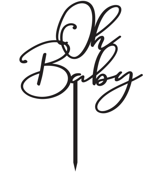 Oh Baby Cake Topper