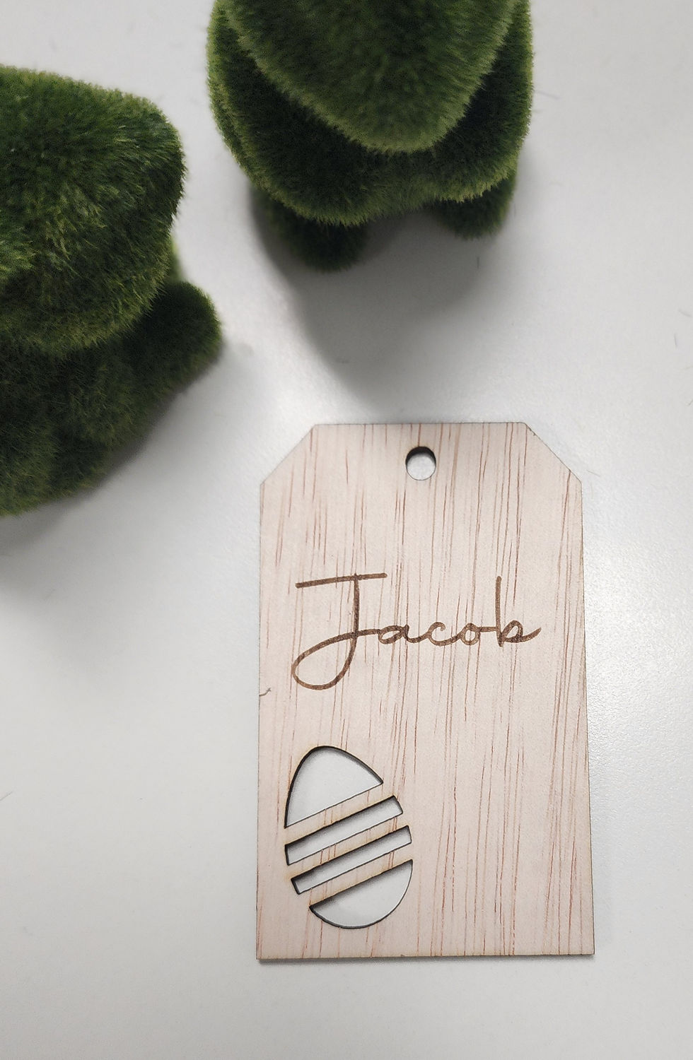 Easter Cut Out Tag - Easter Egg