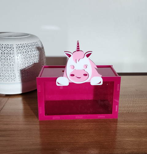 Unicorn Money Box 3d Print