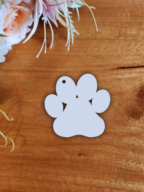 Dog Paw Keychain