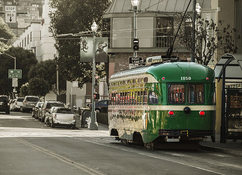 Retro Portrait of San Francisco