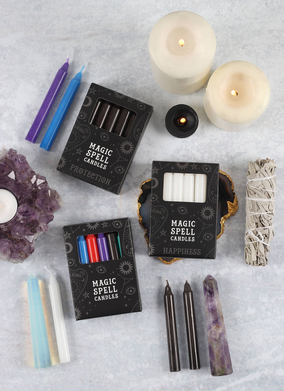 Thumbnail: Set of 12 Mixed Magic Spell Candles