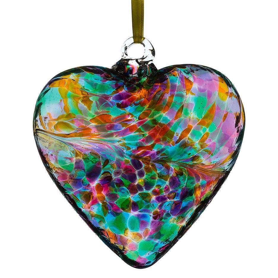 Thumbnail: 8cm Friendship Heart - Multicoloured Turquoise
