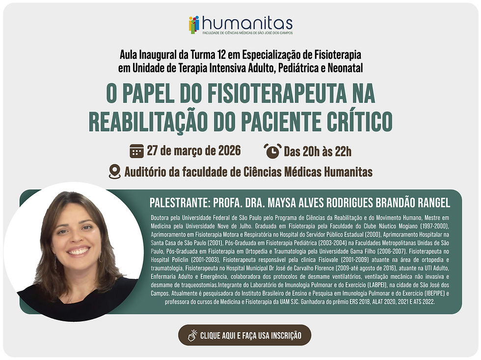O PAPEL DO FISIOTERAPEUTA NA REABILITAÇÃO DO PACIENTE CRÍTICO