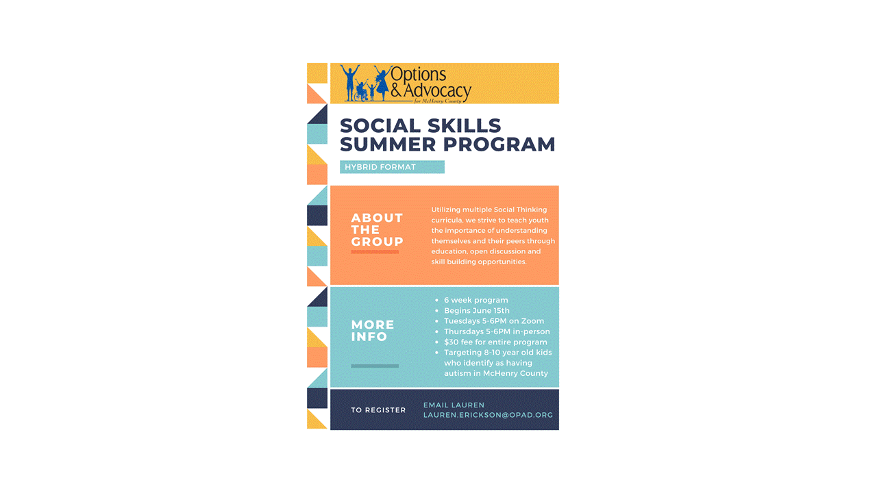 Social Skills Group Options Advocacy Social skills group options advocacy