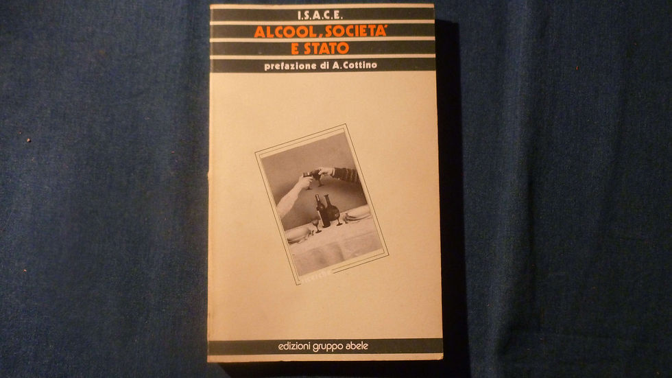 Miniatura: AA.VV. - Alcol, società e stato - 1984
