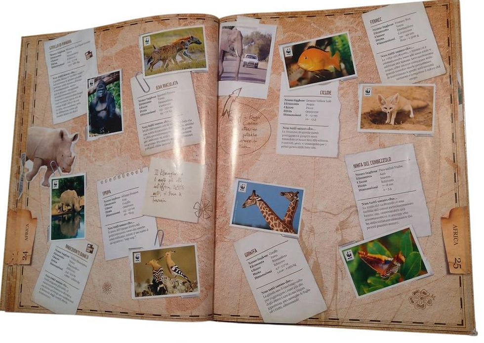 Miniatura: Il giro del mondo in 180 figurine - WWF - 2012