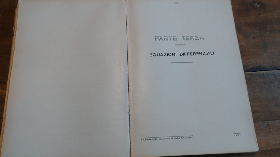 Miniatura: V. Bononcini - Esercitazioni di analisi infinitesimale - Volume due - 1958