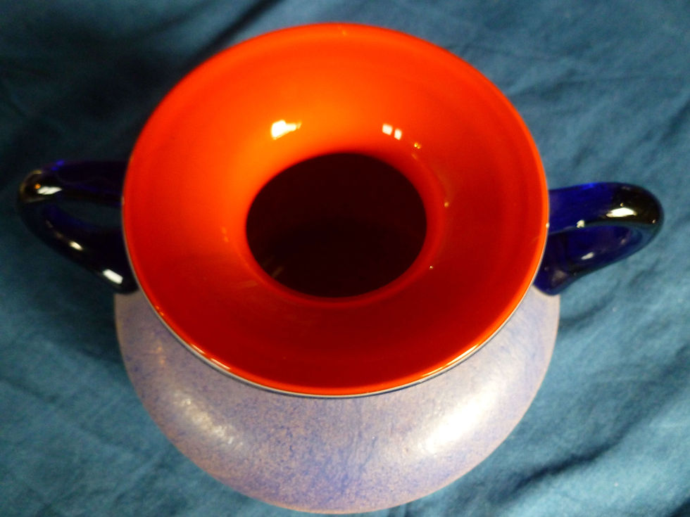 Miniatura: Anfora in vetro di Murano