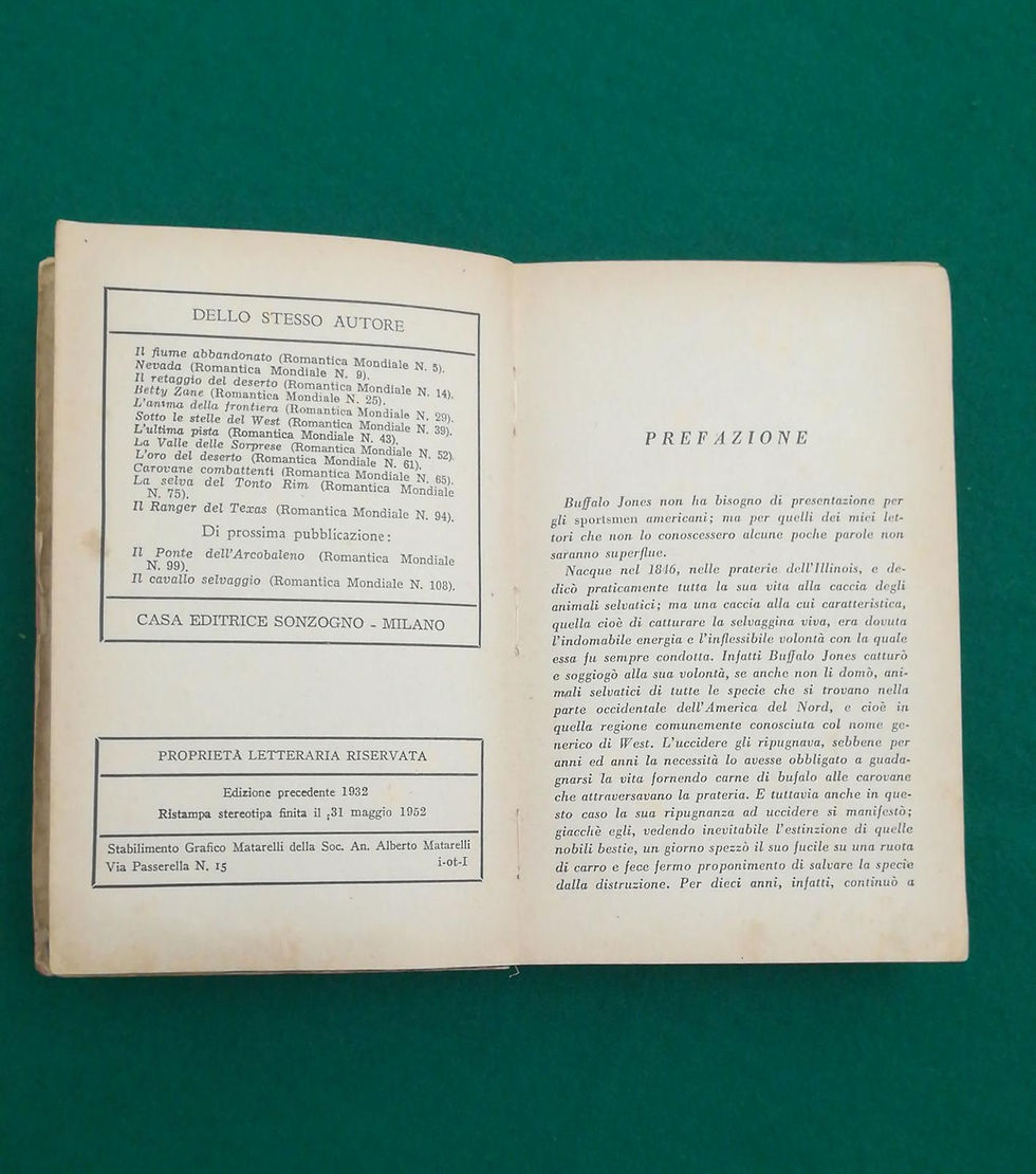 Miniatura: Z. Grey - L'ultimo dei "plainsmen" - 1952