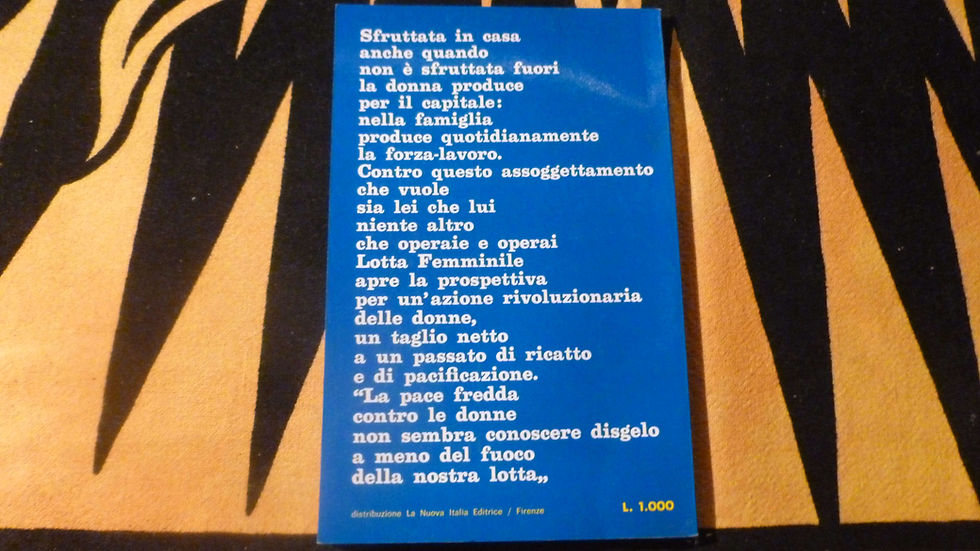 Miniatura: M. Dalla Costa - Potere femminile e sovversione sociale - 1972