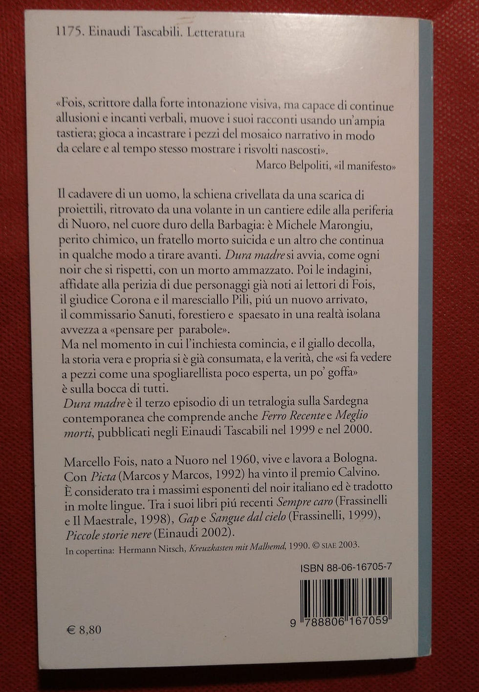 Miniatura: M. Fois - Dura madre - 2003