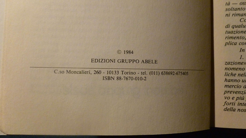 Miniatura: AA.VV. - Alcol, società e stato - 1984