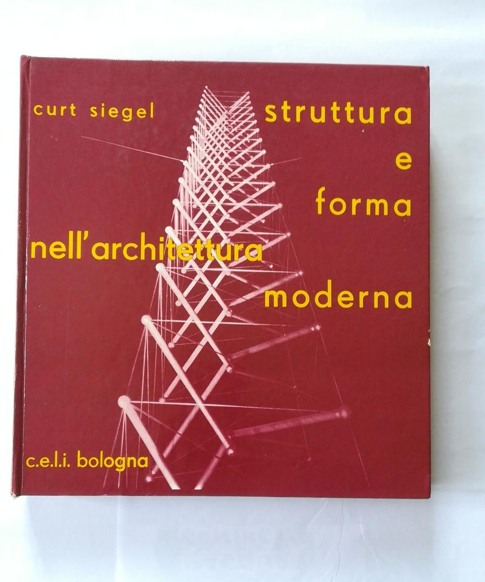 C. Siegel - Struttura e forma nell'architettura moderna - 1968