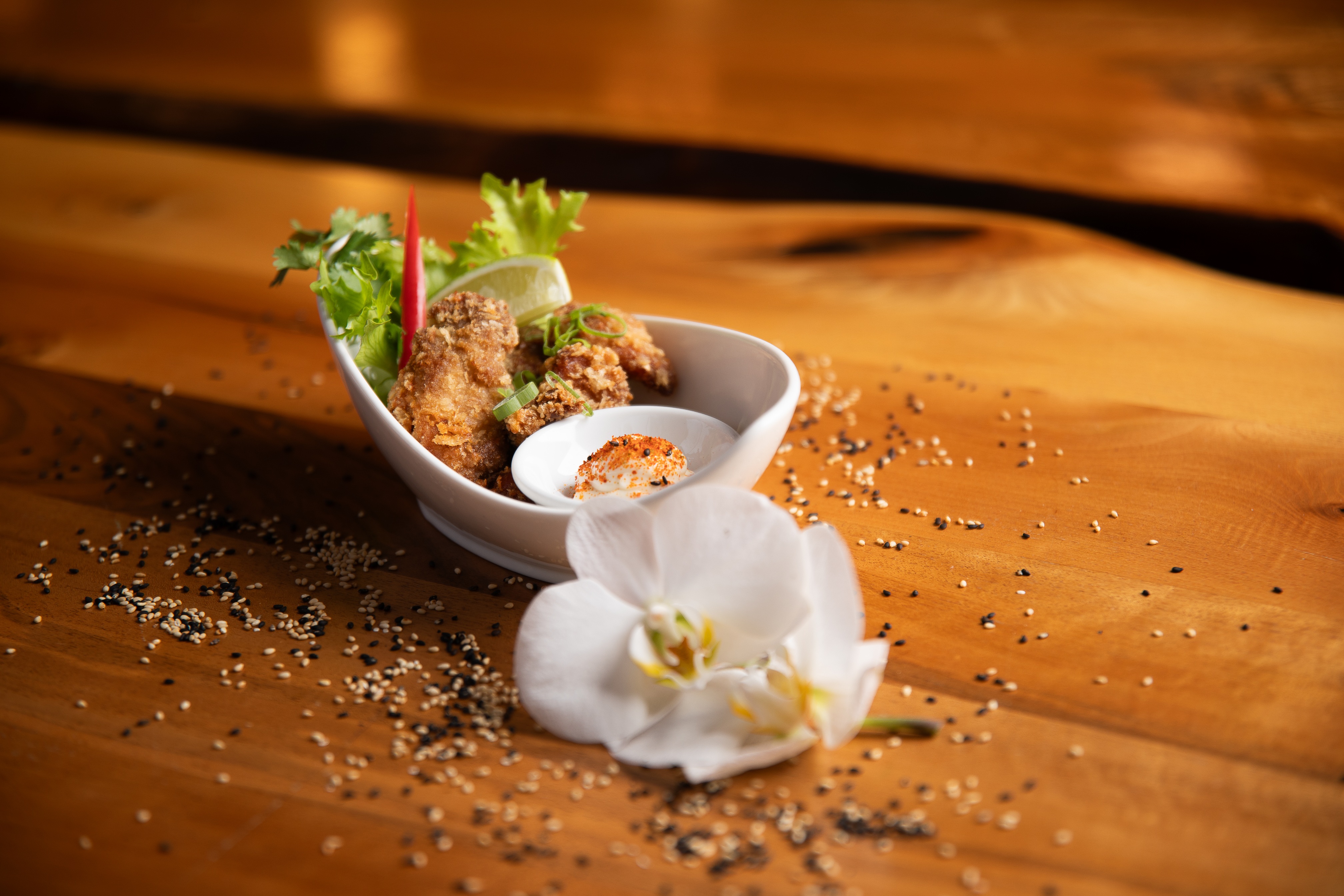 Arranged Food and Objects