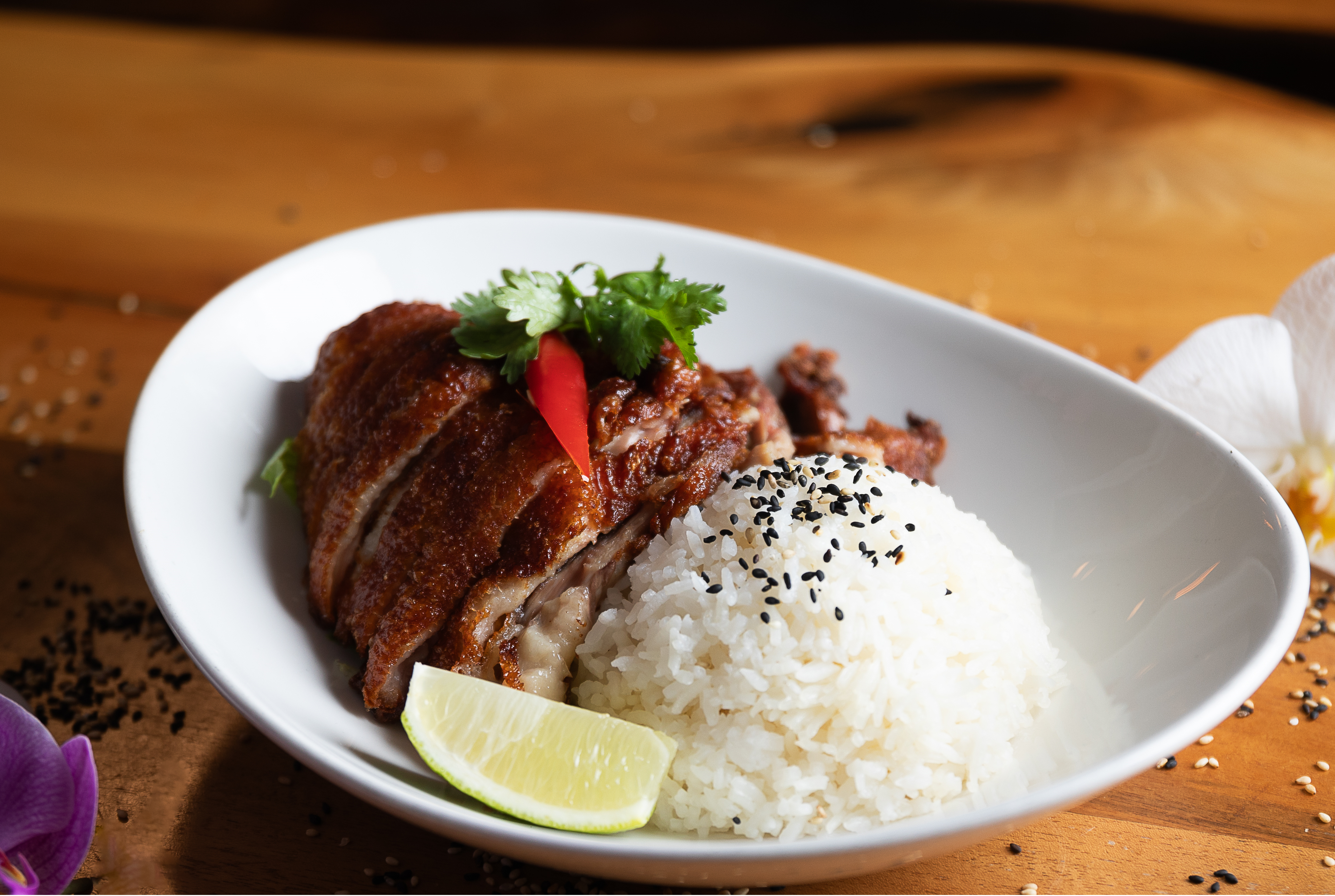 Arranged Food and Objects