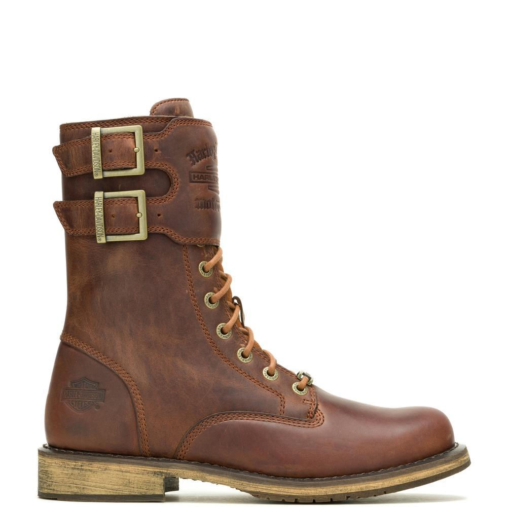 Chaussures moto homme VNTGMOTO TALL camel