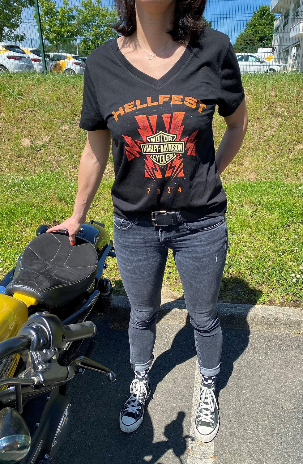 Miniature : Teeshirt femme collab Harley Davidson x Hellfest 2024