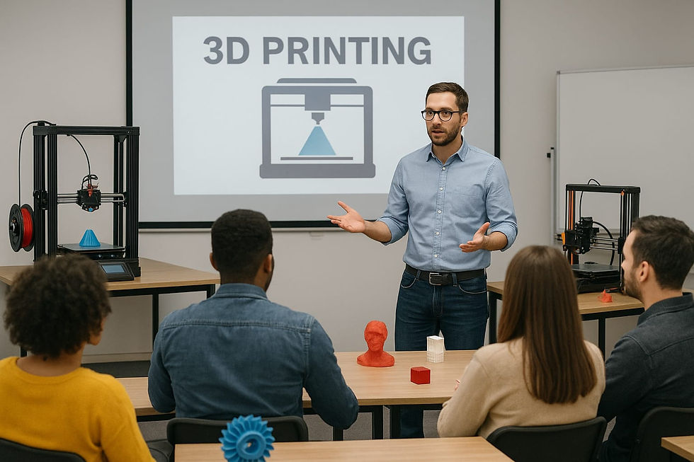 faire une formation à sur une imprimante 3d couleurs