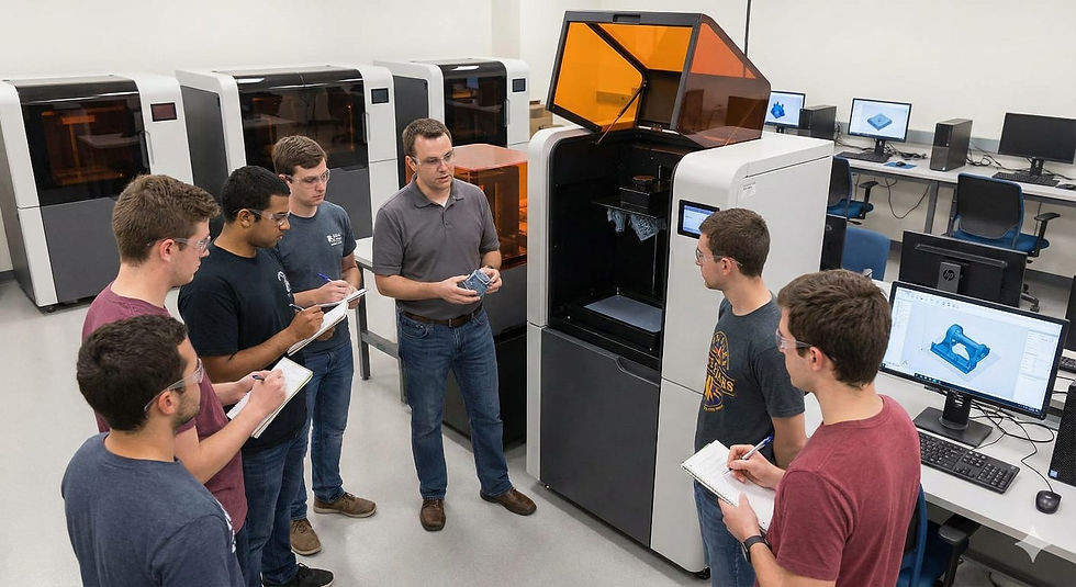 faire une formation à sur une imprimante 3d couleurs