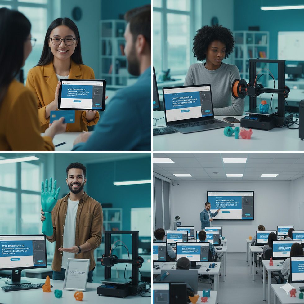 avec l'impression 3D apprenez à concevoir et imprimer vos objets avec votre imprimante 3d grâce à votre compte CPF