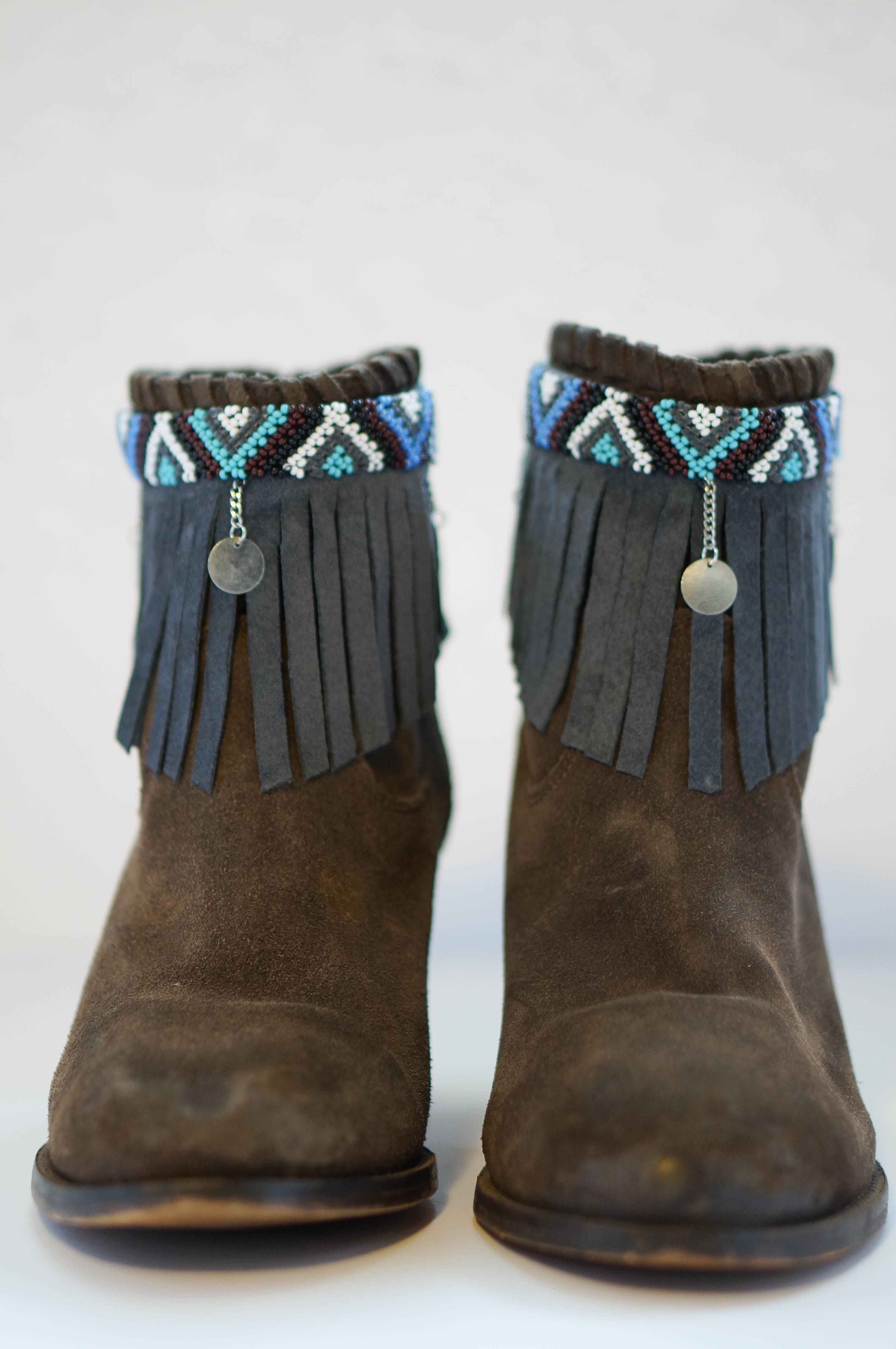 Boot Bracelet Grey Blue
