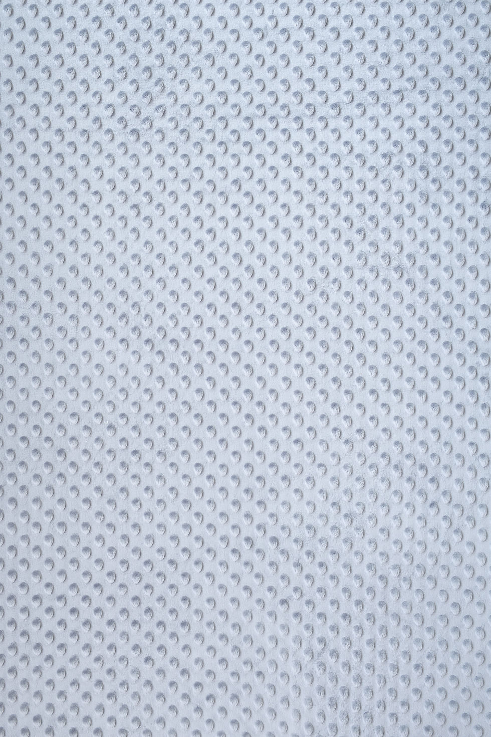 Tkanina Minky szara 350g/m² – miękka struktura z fakturą wypustek