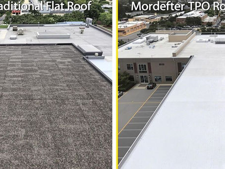 Comparing Flat Roof and TPO Roof for Commercial Buildings