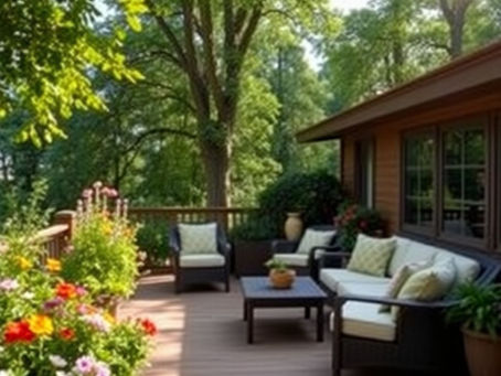 The Benefits of Outdoor Living Spaces: Decks and Patios